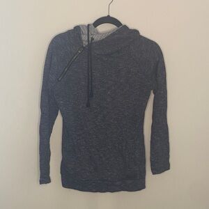 Ampersand Avenue Dark Gray Double Hooded Sweatshirt